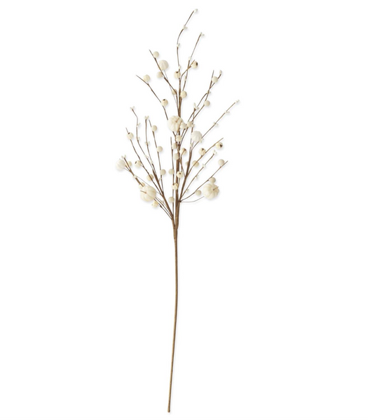 Cream Berry & Pumpkin Spray - 32"