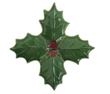 Holly Leaf Ceramic Dish