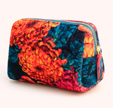 Chrysanthemum Quilted Velvet Vanity Bag