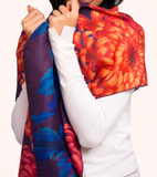 Chrysanthemum Lux Print Scarf