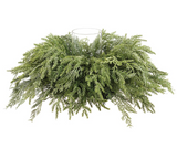 Glittered Ultra Deluxe Mixed Cedar Centerpiece