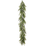 Glittered Ultra Deluxe Cedar Garland - 6'