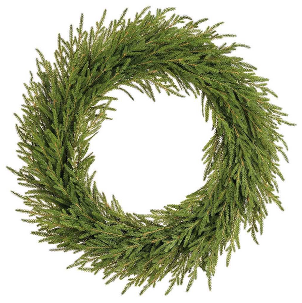 Soft Cypress Wreath - 32"