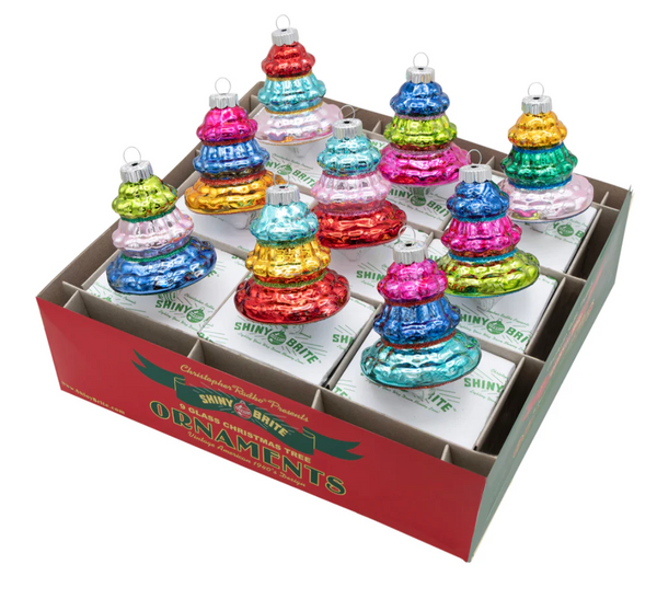 Shiny Brite - Christmas Confetti 9 Count 2.5" Shapes