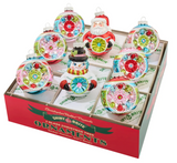 Shiny Brite - Festive Fete 8 Count Figures & Reflector Rounds
