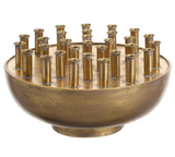 Gold Metal Tulip Vases