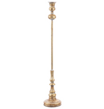 Tall Gold Metal Taper Holders