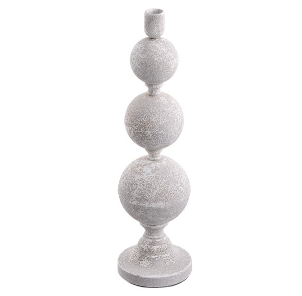 Whitewashed Ball Taper Holders