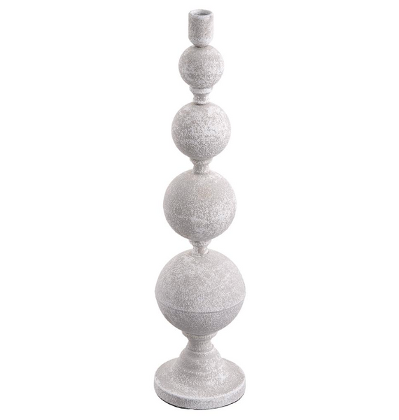 Whitewashed Ball Taper Holders