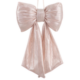 Pink Lame Bows