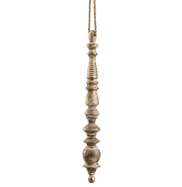 Antique Gold Finial Ornament