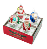 Shiny Brite - Christmas Confetti 4 Count 3.25