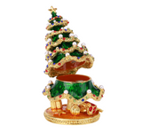 Enameled Christmas Tree Box