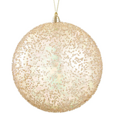 Golden Beaded Ball Ornaments