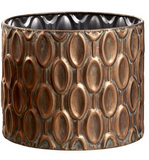 Copper Textured Metal Planters