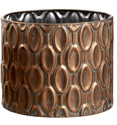 Copper Textured Metal Planters