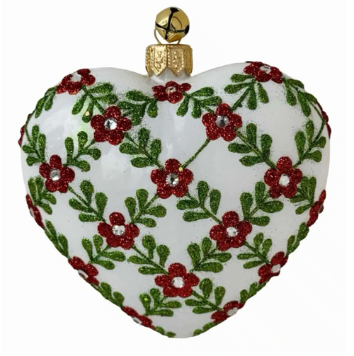 Heart of Posey Ornament by JingleNog