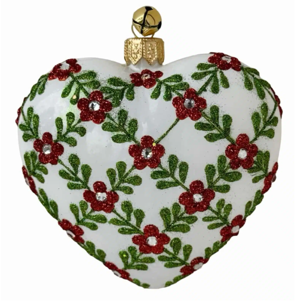 Heart of Posey Ornament by JingleNog