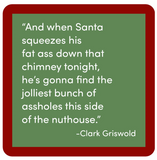 Christmas Drinks on Me Coasters by Sophistiplate