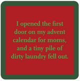 Christmas Drinks on Me Coasters by Sophistiplate