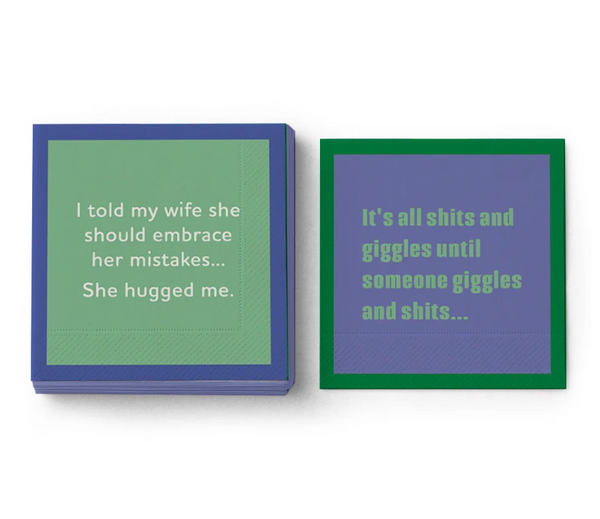 Drinks on Me Napkins by Sophistiplate