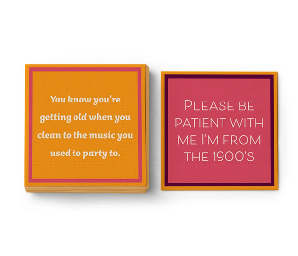 Drinks on Me Napkins by Sophistiplate