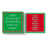 Christmas Drinks on Me Napkins by Sophistiplate