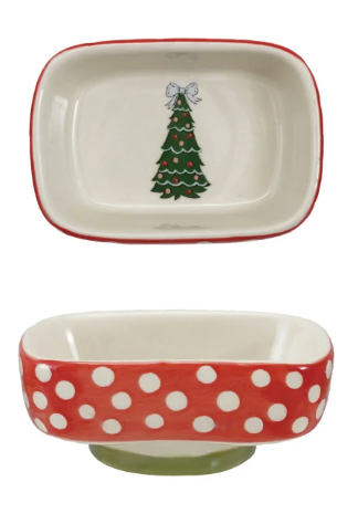 Holiday Footed Mini Dishes