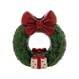 Christmas Wreath Taper Holder