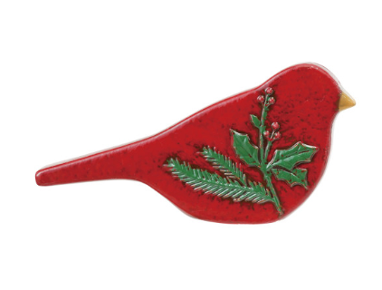 Botanical Embossed Birds