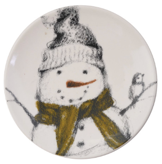 Snowman Stoneware Dishes