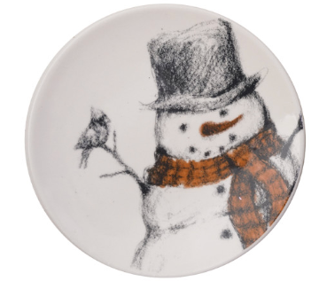 Snowman Stoneware Dishes