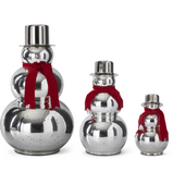 Silver Mercury Glass Snowmen