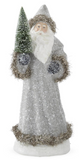 Snowy Gray Coat Santas