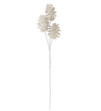 Silver and White Pinecone Stem