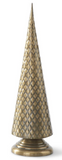 Brass Diamond Embossed Trees