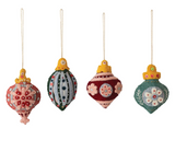 Beaded Felt Finial Ornaments