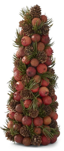 Orange Pod & Pinecone Trees