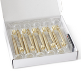 Glass Hanging Gold Candle Ornaments