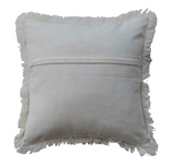Embroidered Santa Pillow