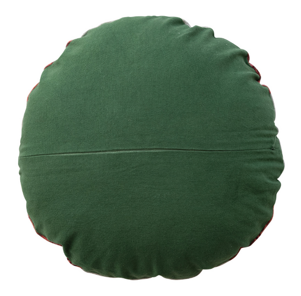 Botanical Deer Round Pillow