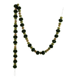 Green & Gold Pom Pom Garland
