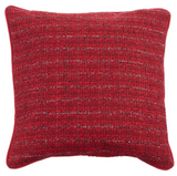 Red Knit & Fur Pillows
