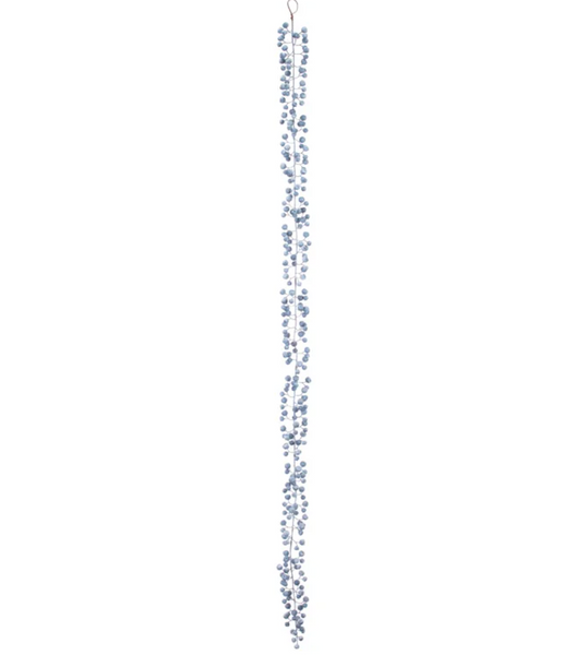Blue Iced Berry Garland