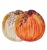 Amber Harvest Pumpkin Salad Plates by Sophistiplate