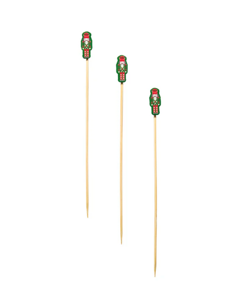 Nutcracker Christmas Cocktail Picks by Sophistiplate
