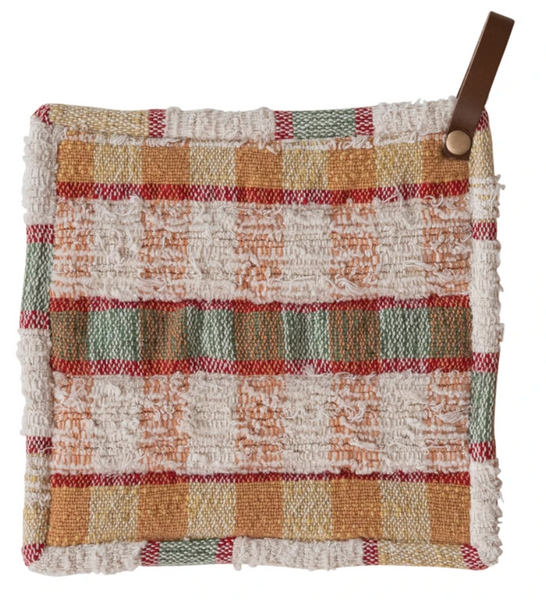 Multi-Color Plaid Pot Holder