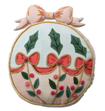 Pastel Christmas Ornament Pillow