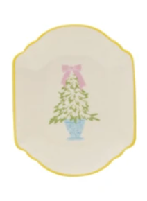 Pastel Christmas Tree Mini Dishes