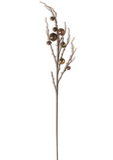 36 Inch Brown Jingle Bell Stem